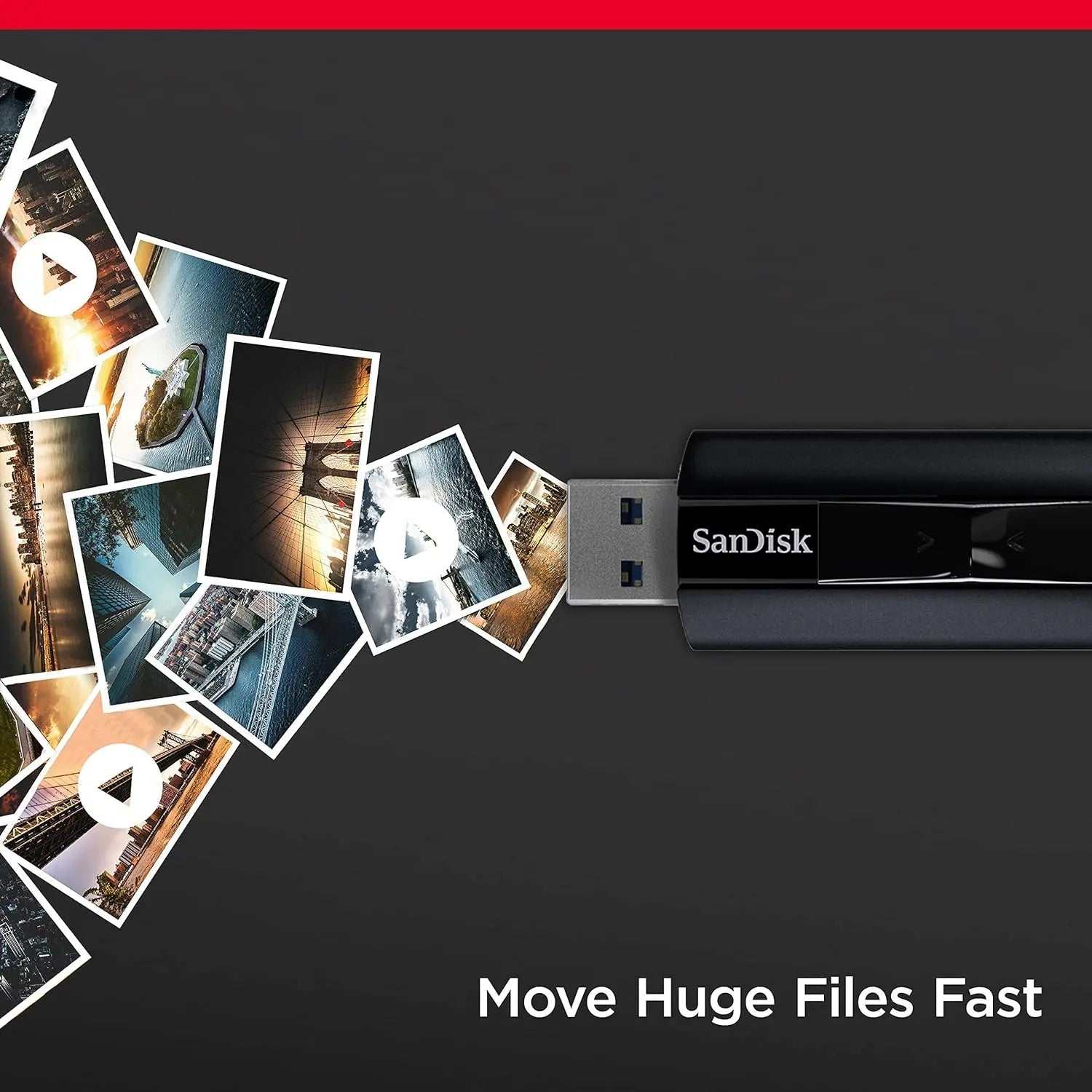 10 Pack SanDisk 128GB Extreme PRO USB 3.2, Solid State Flash Drives for High Speed Storage - Image 6