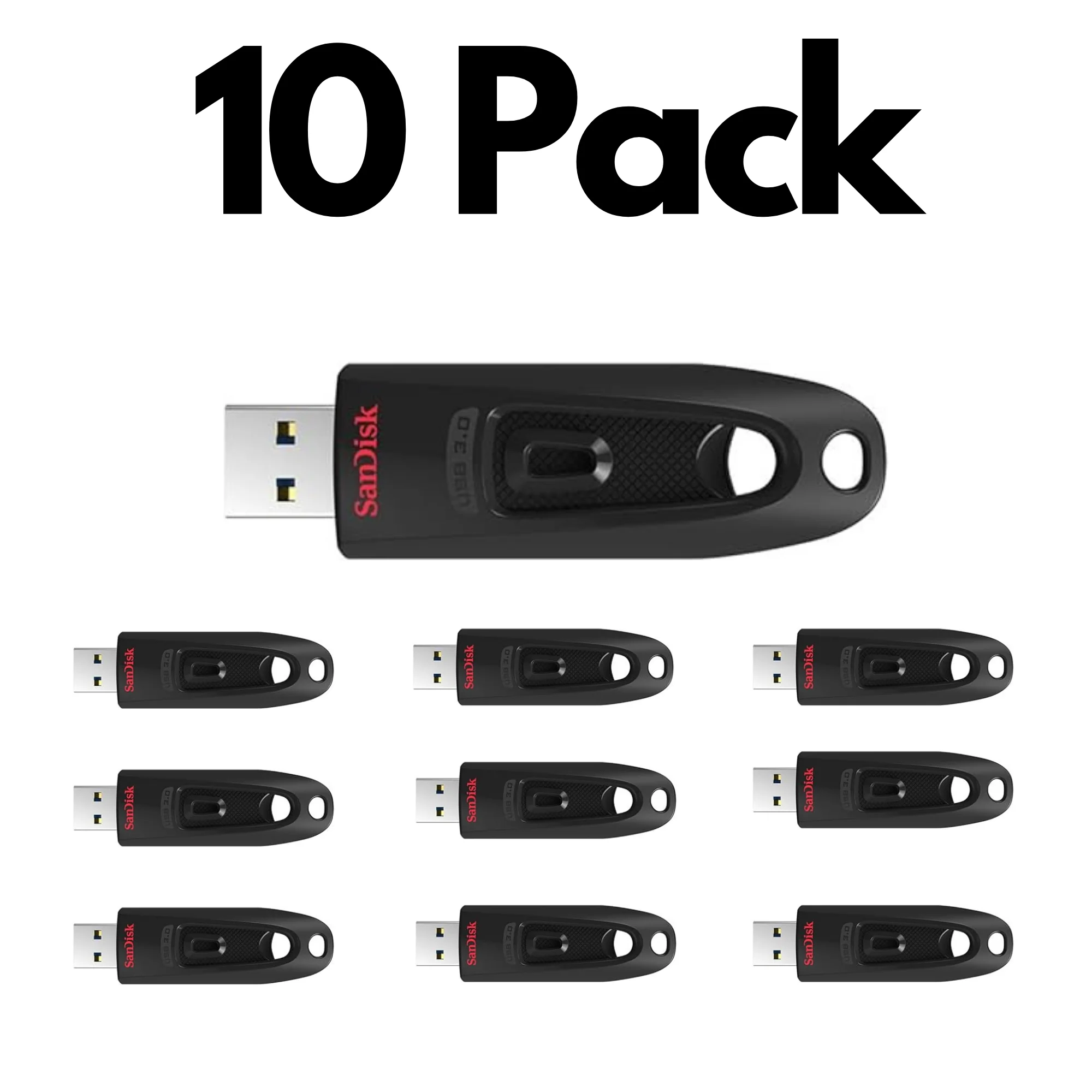 10 Pack SanDisk Ultra USB 3.0, Bulk Flash Drives for Fast File Transfers, Storage and Everyday Use - Image 16