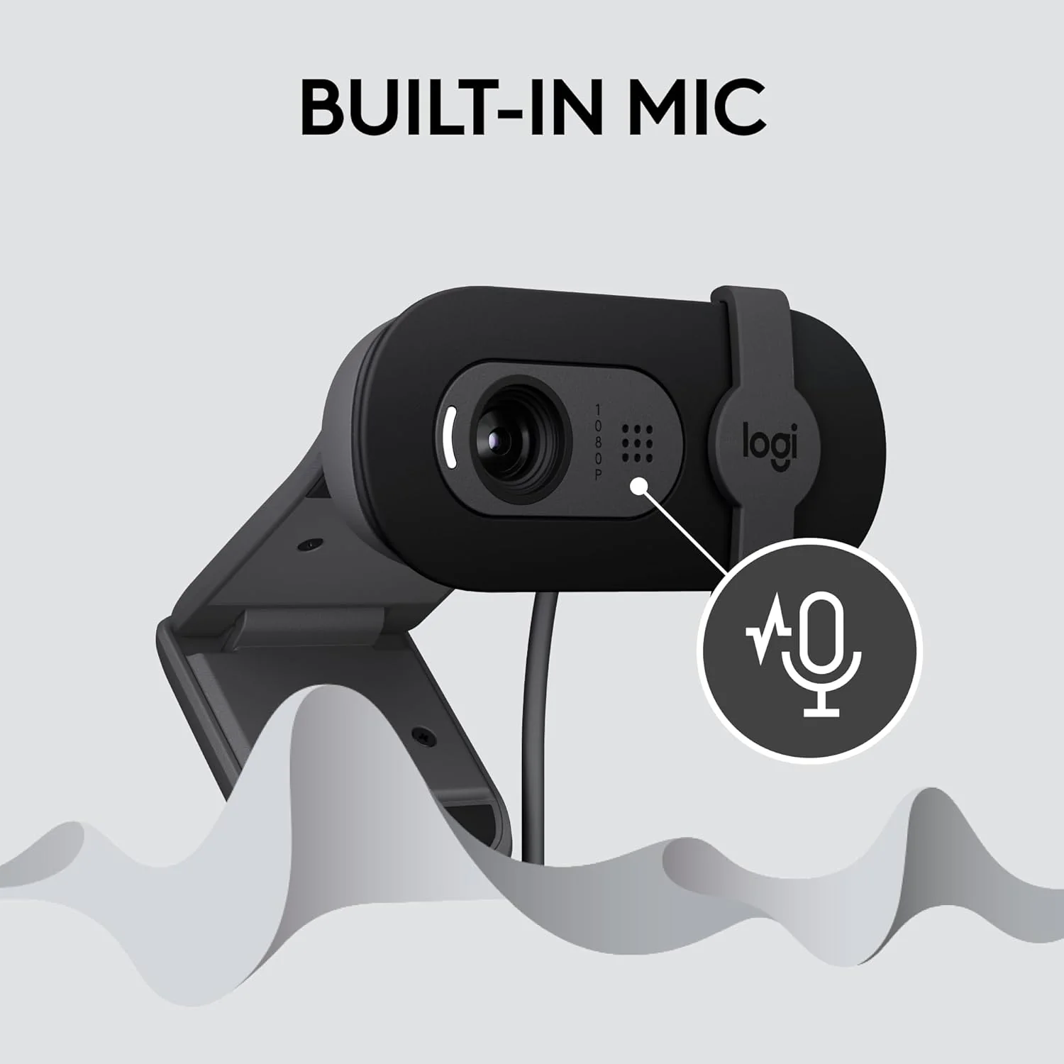 Logitech Brio 101 Full HD 1080p, Webcam for Meetings, Streaming and Video Calls on PC and Laptops - Image 4