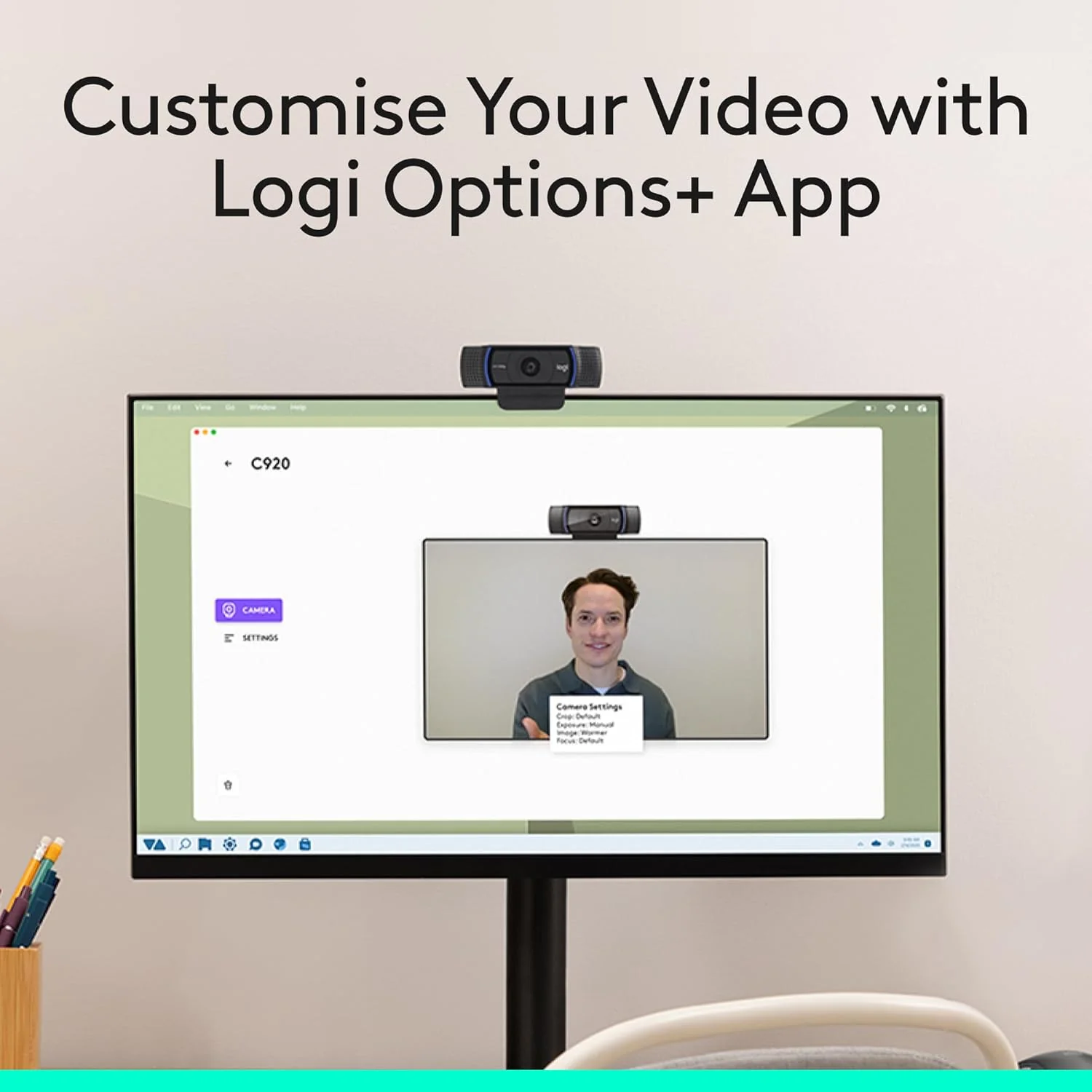 Logitech C920x HD Pro 1080p Webcam for PC and Laptops - Image 4