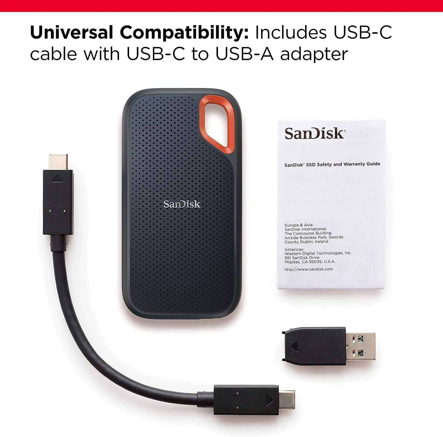 SanDisk Extreme Portable SSD USB-C, Solid State Drive up to 1050MB/s for Fast Storage and Backup - Image 5