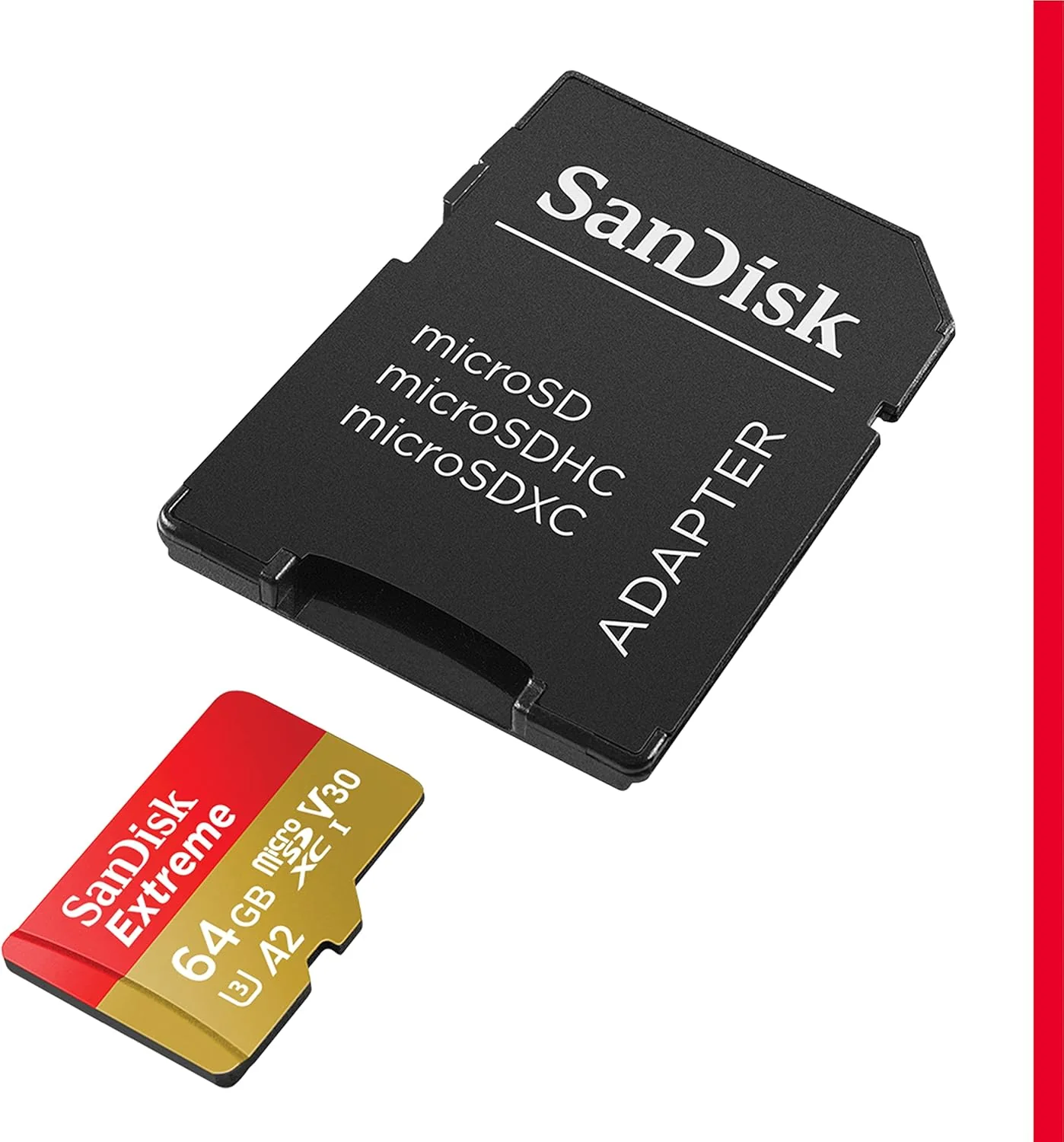 SanDisk Extreme microSDHC UHS-I Memory Card with SD Adapter – U3, A2, C10, 4K UHD - Image 8