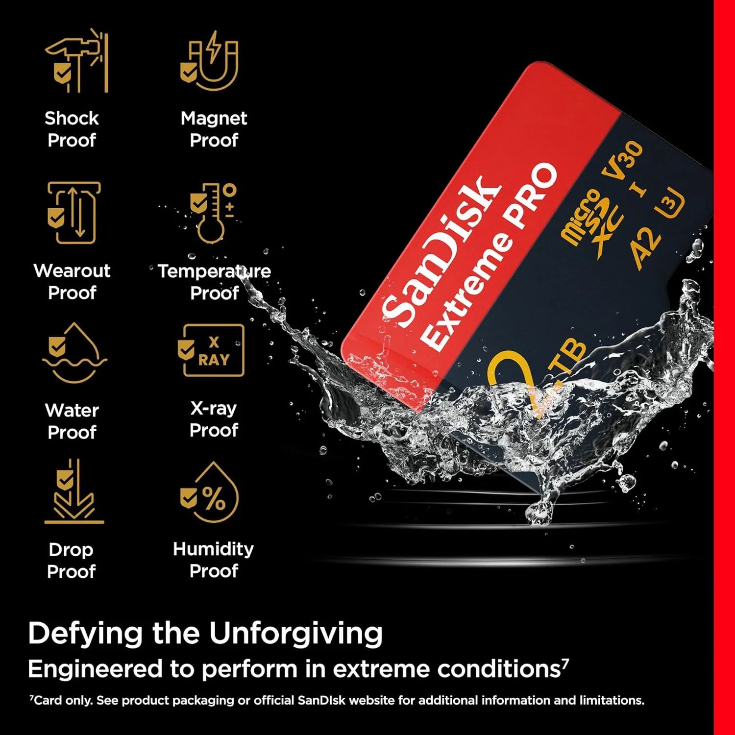 SanDisk Extreme PRO microSDXC UHS-I Memory Card with SD Adapter – U3, A2, C10, 4K UHD - Image 24