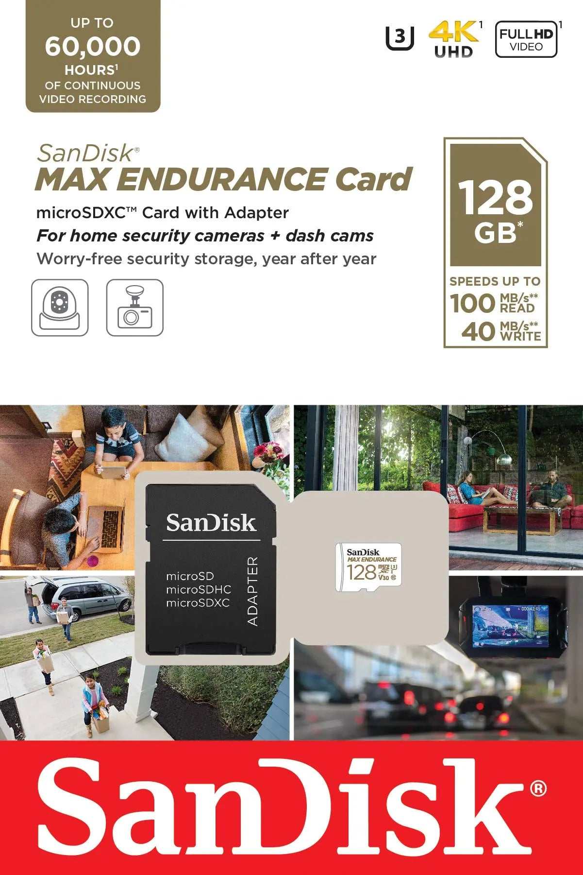 SanDisk MAX Endurance microSDXC UHS-I Memory Card with SD Adapter – U3, C10, V30, 4K UHD - Image 7