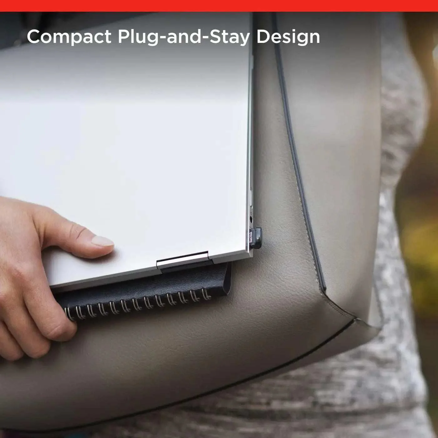SanDisk Ultra Fit USB 3.2 Gen 1, Flash Drive for Compact File Storage and High Speed Transfers - Image 3