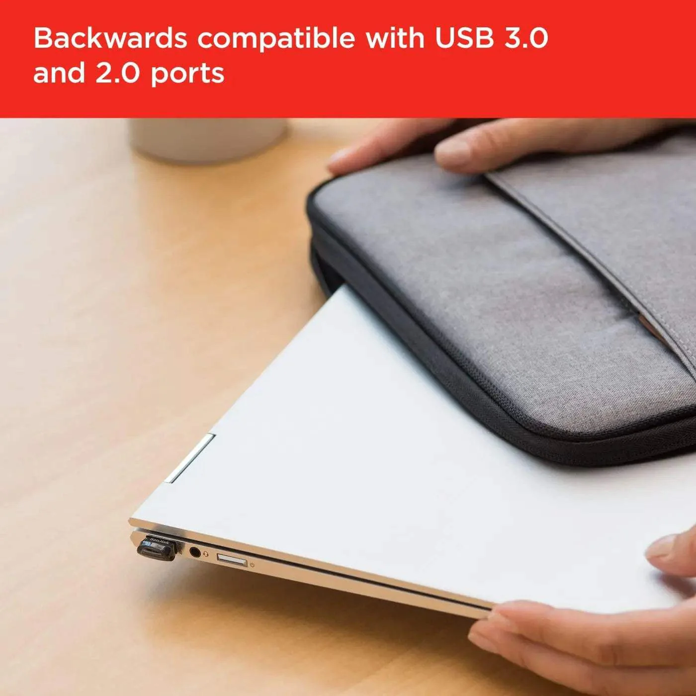 SanDisk Ultra Fit USB 3.2 Gen 1, Flash Drive for Compact File Storage and High Speed Transfers - Image 5