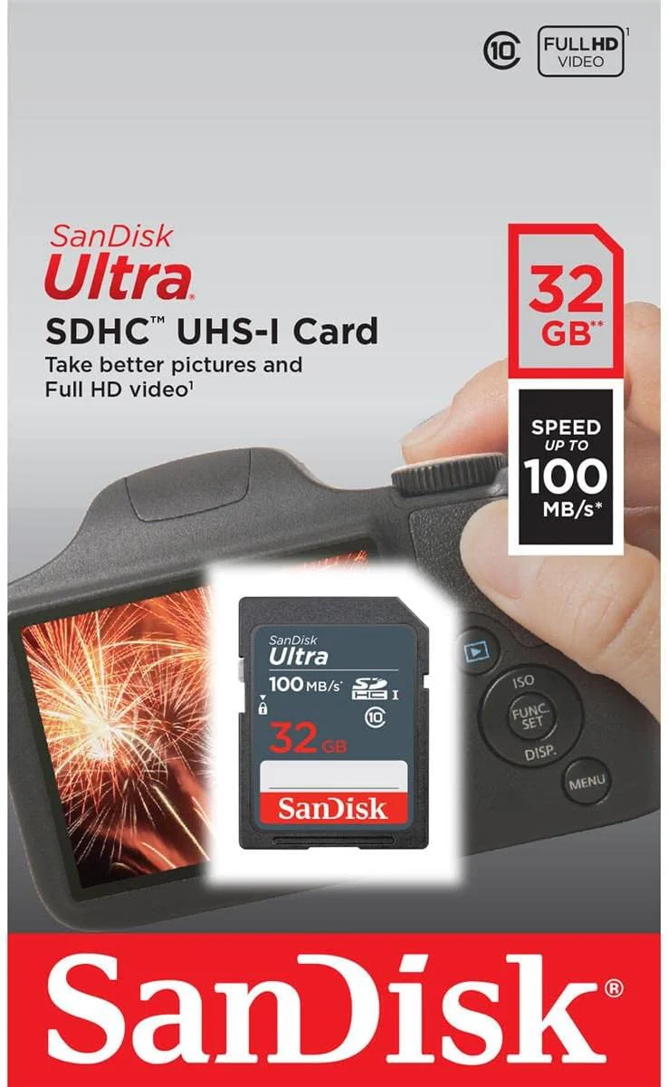 SanDisk Ultra SDHC UHS-I SD Memory Card - C10, Full HD Video Compatible - 32GB - Image 4